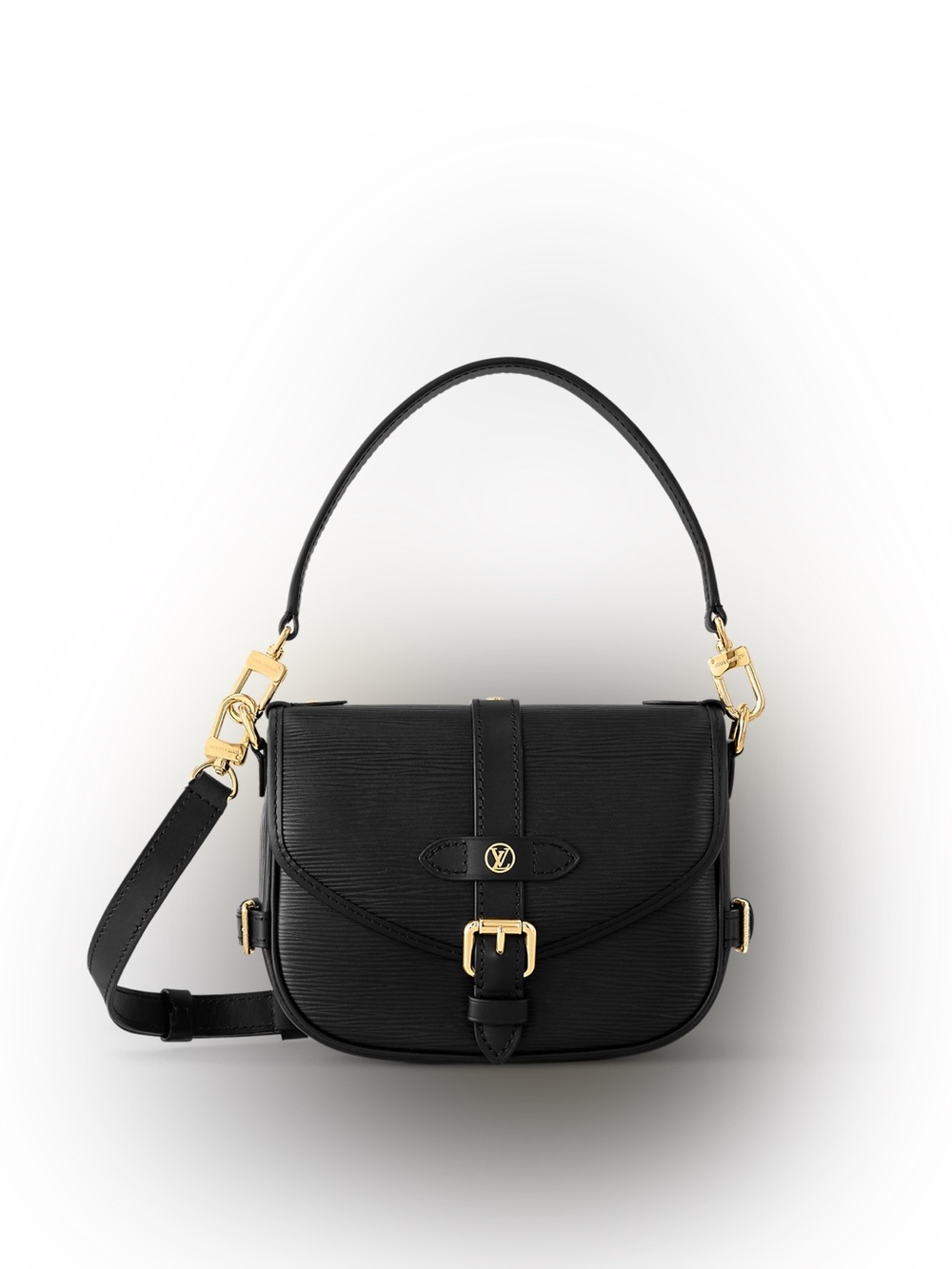 Louis Vuitton Black Epi Leather Shoulder Bag